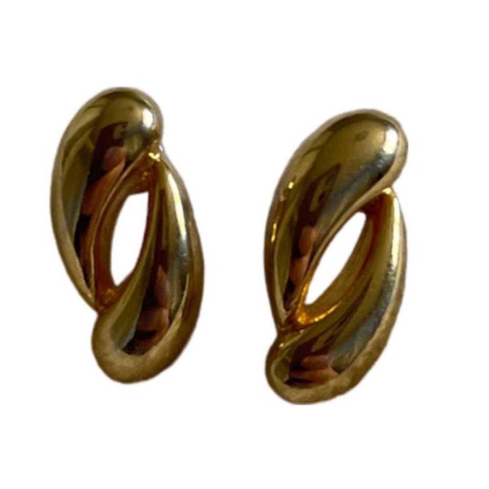 Vintage Gold Stud Earrings